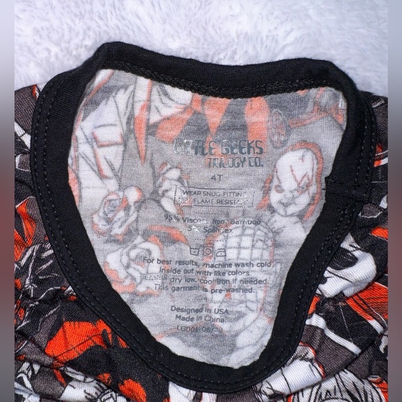 Bamboo Horror Pj Set - Picture 4 of 4